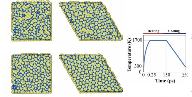 Atomic model of phosphorene growth on a nickel substrate